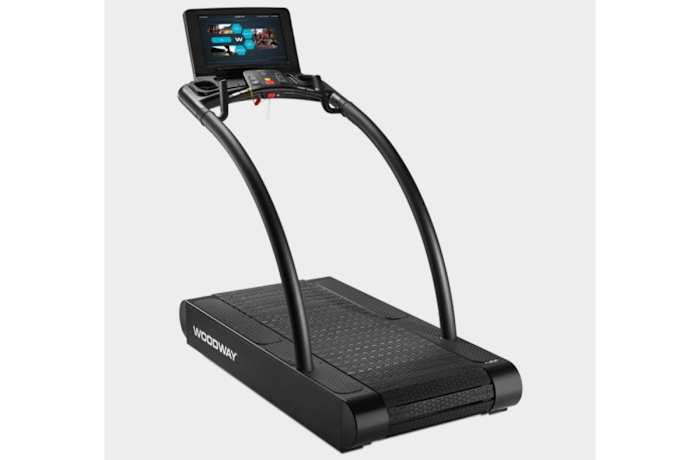 The Woodway 4Front Treadmill in black